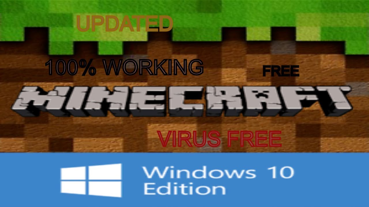 minecraft windows 10 key free